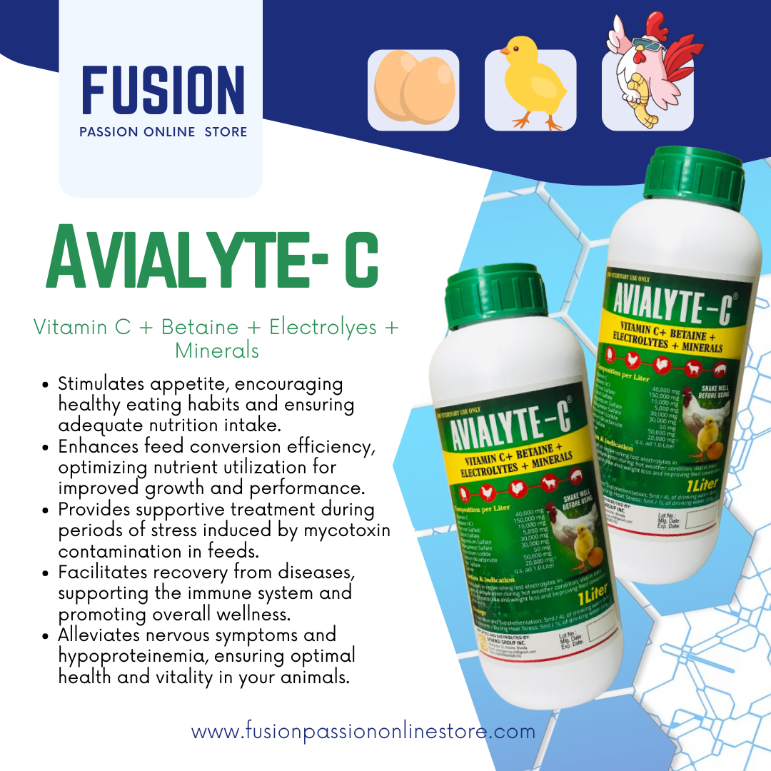 Avialyte C - Vitamin C +  Electrolytes | For Veterinary use only