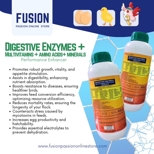 DIGESTIVE ENZYMES + MULTIVITAMINS | For Veterinary Use only